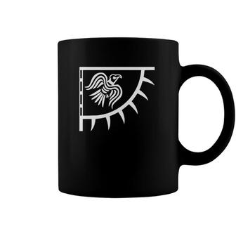 Raven Banner Ragnar Flag Viking Pride Nordic Coffee Mug | Mazezy