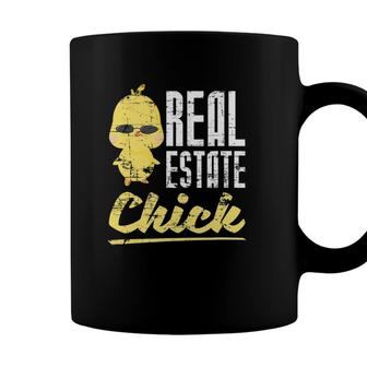 Realtor Chick Funny Real Estate Agent Women Real Estate Coffee Mug - Seseable