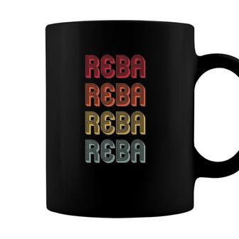 Reba Gift Name Personalized Retro Vintage 80S 90S Birthday Coffee Mug - Seseable