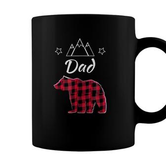 Red Buffalo Plaid Fathers Day Dad Matching Pajama Coffee Mug - Seseable