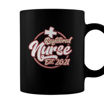 Registered Nurse Est 2021 Nurse Graphics New 2022 Coffee Mug - Seseable