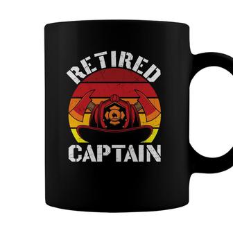 Retired Captain Firefighter Meaningful Gift Coffee Mug - Seseable