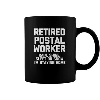 Retired Postal Worker Funny Postal Clerk Post Office Coffee Mug | Mazezy