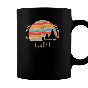 Retro Alaska Home Alaska State Coffee Mug - Seseable