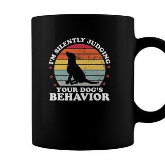 Retro Dog Commands Obedience Training Gift Funny Dog Trainer Vintage Coffee Mug - Seseable