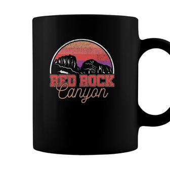 Retro Red Rock Canyon Nevada Home State Souvenir Coffee Mug - Seseable