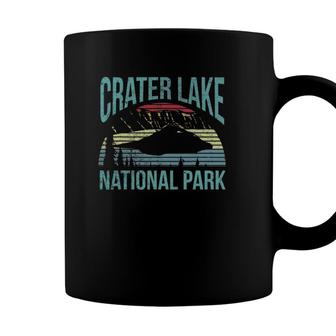 Retro Vintage National Park Crater Lake National Park Coffee Mug - Seseable