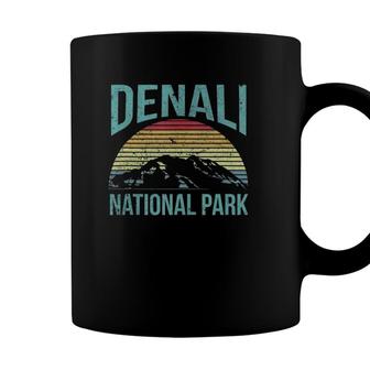 Retro Vintage National Park - Denali National Park Coffee Mug - Seseable