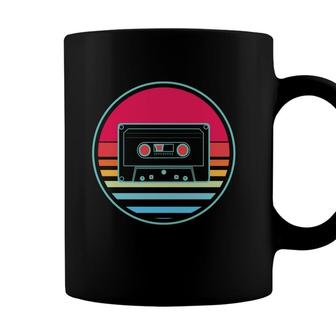 Retro Vintage Sunset Gift 80S 90S Styles Music Lovers Coffee Mug - Seseable