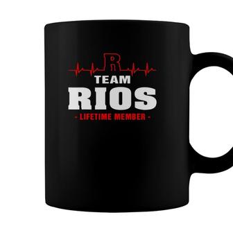 Rios Surname Family Last Name Team Rios Lifetime Member Coffee Mug - Seseable