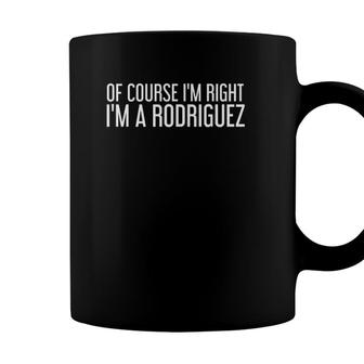 Rodriguez Gift Funny Surname Family Tree Birthday Reunion Coffee Mug - Seseable