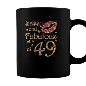 Sassy And Fabulous At 49 49 Years Old 49Th Birthday Queen Coffee Mug - Seseable