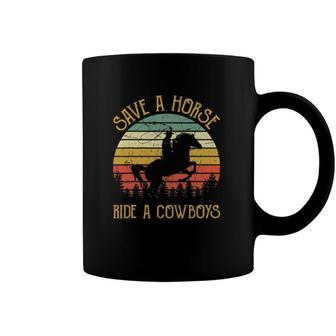 Save A Horse & Ride A Cowboycowgirl Southern Western Coffee Mug | Mazezy