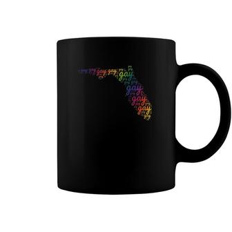 Say Gay Florida Trans Gay Pride Proud Lqbtq Coffee Mug | Mazezy