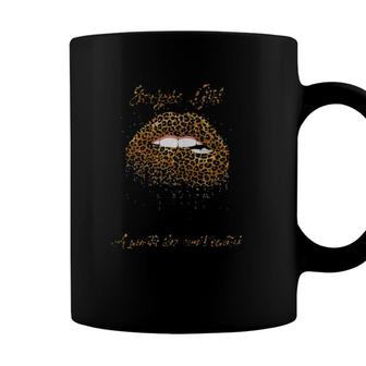Scorpio Girl Hated By Many Loved By Plenty Heart On Her Sleeve Leopard Lips Version Coffee Mug - Seseable
