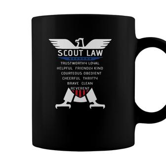 Scout Law T Us American Flag Scout Coffee Mug - Seseable