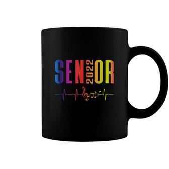 Senior 2022 Rainbow Heartbeat - Band Orchestra Choir Music Coffee Mug - Seseable