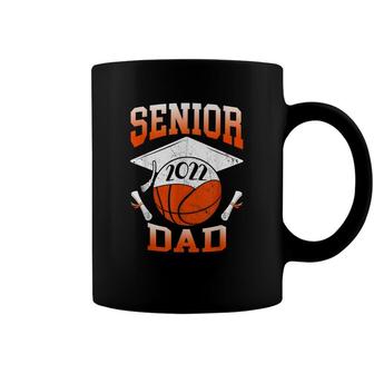 Senior Dad 2022 Basketball Class Of 2022 Graduate Girls Boys Coffee Mug - Seseable
