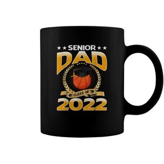 Senior Dad Class Of 2022 Basketball Coffee Mug - Seseable