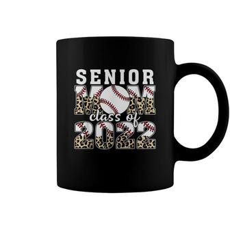 Senior Mom Class Of 2022 Baseball Mom Graduation Leopard Coffee Mug - Seseable