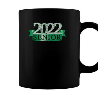 Senior Of 2022 I Elegant School Color Green Graduates Outfit Coffee Mug - Seseable