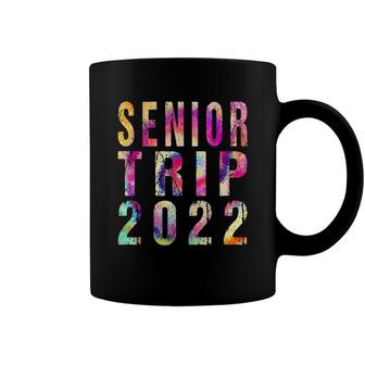 Senior Trip 2022 Vintage Tie Dye Graphic Art Design Coffee Mug - Seseable