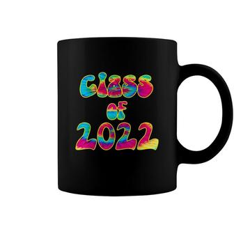 Senior Year 2022 Class Of 2022 Graduation Tie Dye Groovy Coffee Mug - Seseable