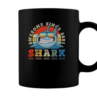 Shark Awesome 2001 20Th Birthday Gifts 20 Years Old Coffee Mug - Seseable