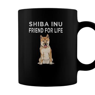 Shiba Inu Friend For Life Dog Friendship Coffee Mug - Seseable