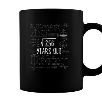 Sixteen Years Old Math 16Th Birthday Square Root 256 Coffee Mug - Seseable