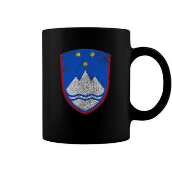 Slovenia Coat Of Arms National Flag Ljubljana Coffee Mug | Mazezy
