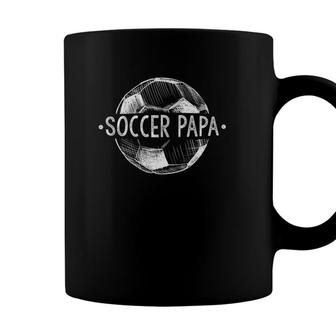 Soccer Papa Family Matching Team Player Gift Sport Lover Dad Coffee Mug - Seseable