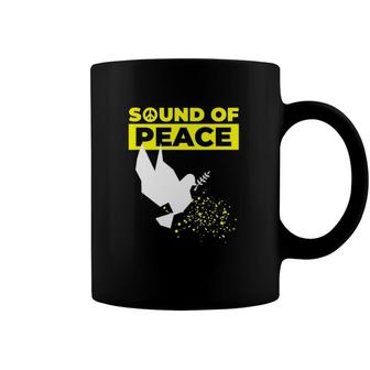 Sound Of Peace Untailliertes Dove Coffee Mug | Mazezy