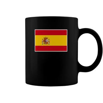 Spain Flag With Vintage Spanish National Colors Coffee Mug | Mazezy