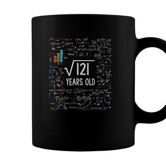 Square Root Of 121 11Th Birthday 11 Years Old Gifts Math Bday Coffee Mug - Seseable