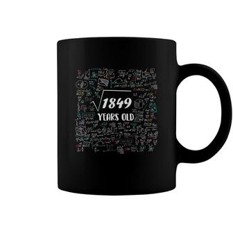 Square Root Of 1849 Bday Math 43Rd Birthday 43 Years Old Coffee Mug - Seseable