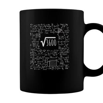 Square Root Of 3600 Birthday Design 60 Years Math Nerd Geek Coffee Mug - Seseable