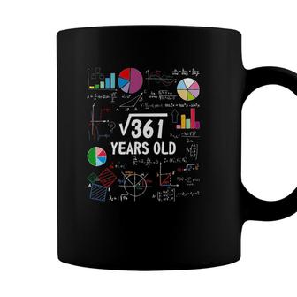 Square Root Of 361 19Th Birthday 19 Years Old Gifts Math Nerd Coffee Mug - Seseable