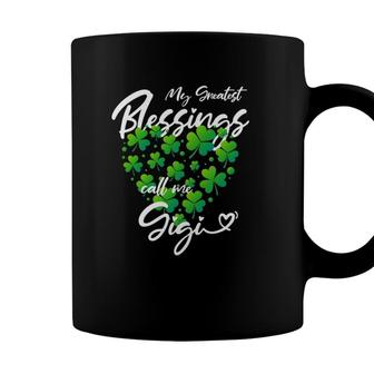 St Patricks Day My Greatest Blessings Call Me Gigi Coffee Mug - Seseable