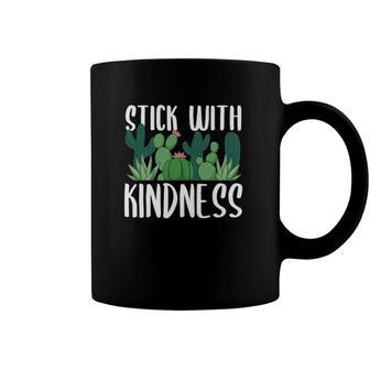 Stick With Kindness - Cactus Teacher School Kindergarten Coffee Mug | Mazezy DE