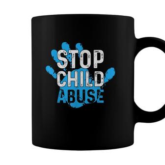 Stop Child Abuse Child Abuse Prevention Awareness Coffee Mug - Seseable