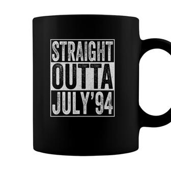Straight Outta July 1994 27Th Birthday Gifts 27 Years Old Coffee Mug - Seseable