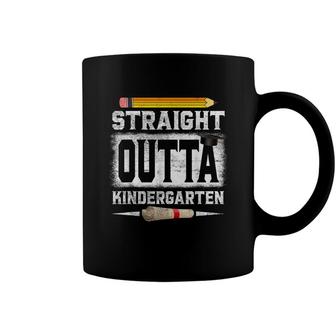 Straight Outta Kindergarten Pencil Class Of 2022 Graduation Coffee Mug - Seseable