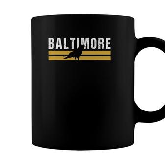 Stripes Native Raven Bal Cool Baltimore Md Vintage Baltimore Coffee Mug - Seseable