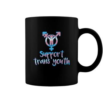 Support Trans Youth Protect Kids Lgbt Transgender Pride Coffee Mug - Seseable