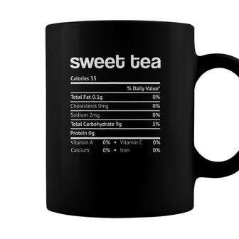 Sweet Tea Nutrition Facts Funny Thanksgiving Christmas Coffee Mug - Seseable