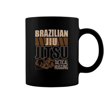Tactical Hugging Mixed Martial Arts Bjj Brazilian Jiu Jitsu Coffee Mug | Mazezy