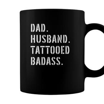 Tattoo Tattooed Dad Gifts From Daughter Son Wife Coffee Mug - Seseable