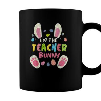 Teacher Easter Matching Family Party Bunny Face Costume Coffee Mug - Seseable
