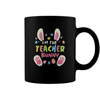 Teacher Easter Matching Family Party Bunny Face Costume Coffee Mug | Mazezy
